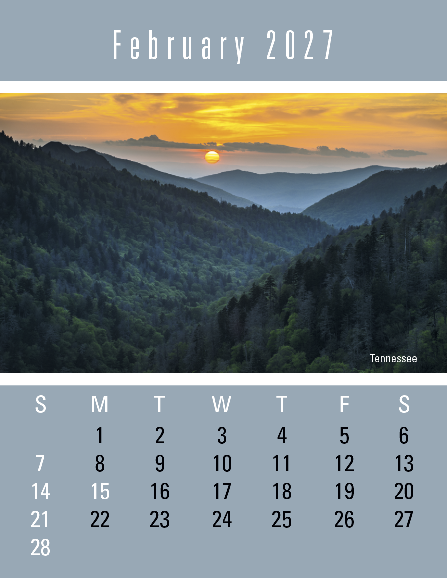 Triumph® Calendars Press-N-Stick Scenic Calendar 25